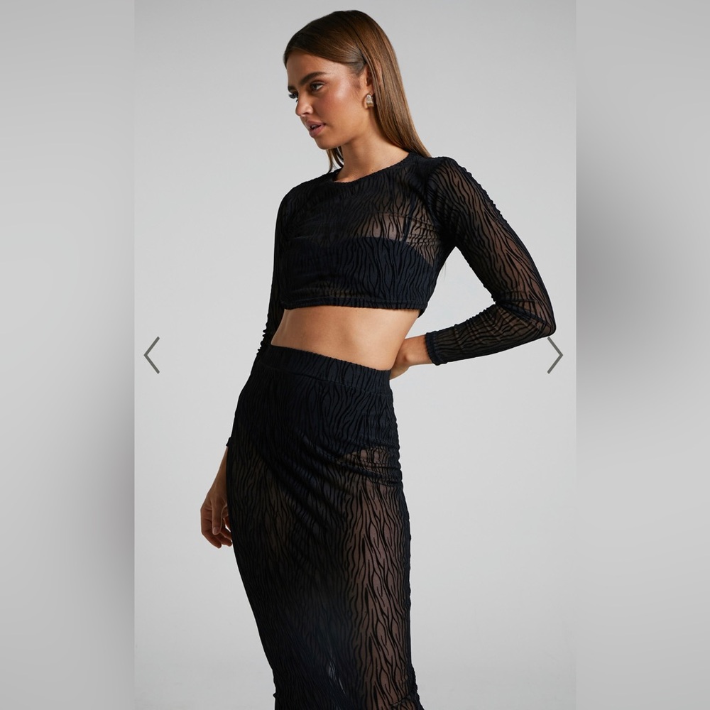Showpo | Kaycee Two Piece Set in Black